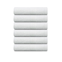 Load image into Gallery viewer, Elite Hotel Supreme Towels Face Towel White 33X33 CM / 13X13 Inches Lbs-1.59