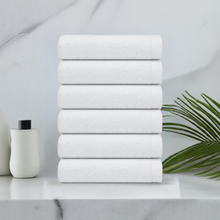 Load image into Gallery viewer, Opulence Hotel Suite Towels Face Towel White 33X33 CM / 13X13 Inches Lbs-1.82