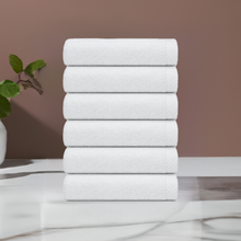 Load image into Gallery viewer, Opulence Hotel Suite Towels Face Towel White 33X33 CM / 13X13 Inches Lbs-1.82