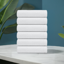 Load image into Gallery viewer, Opulence Hotel Suite Towels Face Towel White 33X33 CM / 13X13 Inches Lbs-1.82