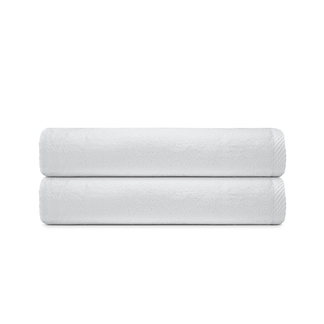 Opulence Hotel Suite Towels Bath Sheet White 90X180 CM / 35X70 Inches Lbs-28