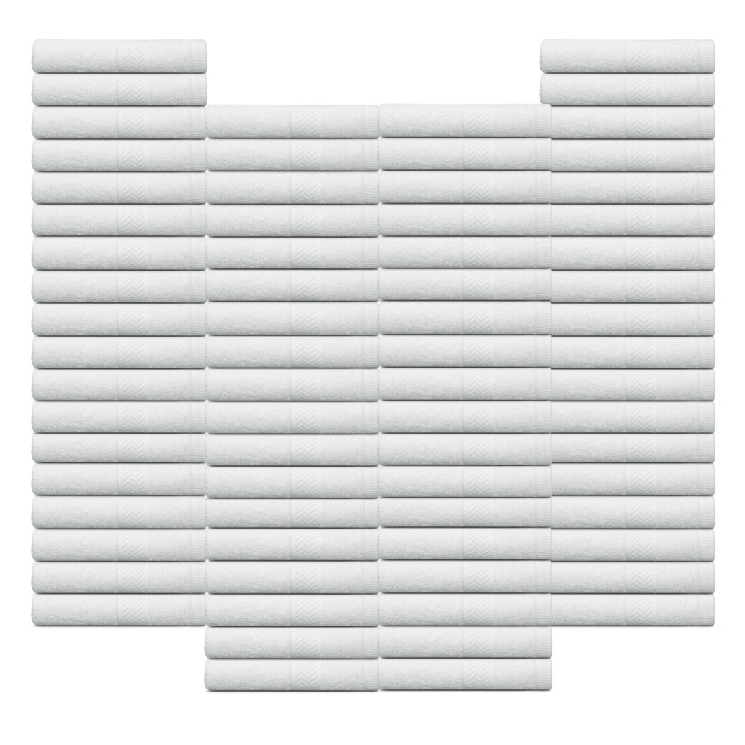 Elite Hotel Supreme Towels Face Towel White 33X33 CM / 13X13 Inches Lbs-1.59